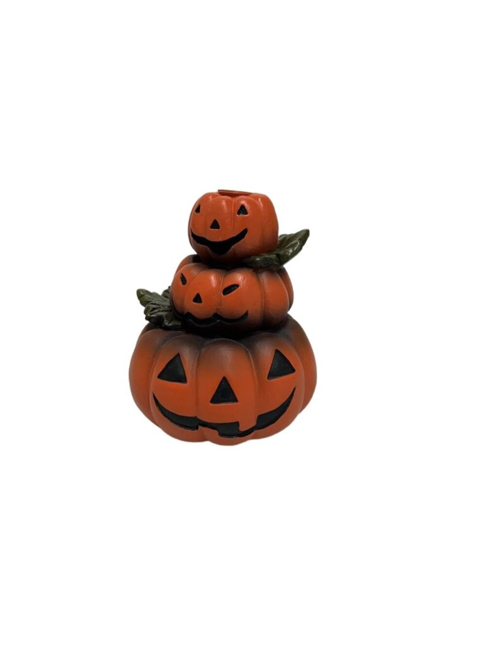 Mainstays 3 Orange Pumpkins Incense Backflow Cone Holders decor prop